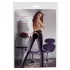 Cottelli - Black Criss-Cross Stockings