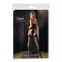 Cottelli - Black Stockings with High Heel Seam and Back Stripe