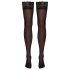 Cottelli - Silky Thigh-Highs (Black) - M