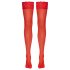 Cottelli - Silky Thigh-Highs (Red) - L