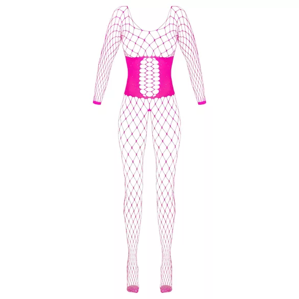 Cottelli - Fishnet Bodystocking (Pink) - Size S-L