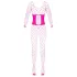 Cottelli - Fishnet Bodystocking (Pink) - Size S-L