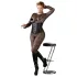 Cottelli Plus Size - Black Satin Waist Corset - 2XL