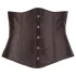 Cottelli Plus Size - Black Satin Waist Corset - 4XL