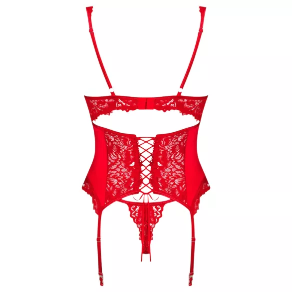 Obsessive Amor Cherris - Lace Garter Set (Red)