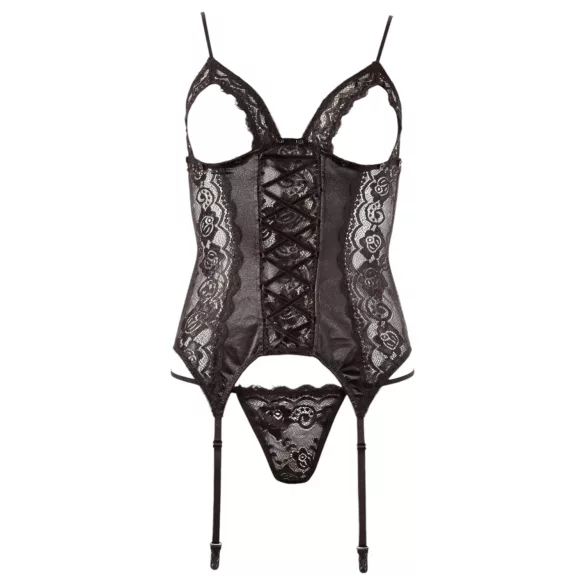 Cottelli - Versatile Garter Top (Black)