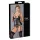 Cottelli Bondage - Glossy Lift-Up Top with Cuffs (Black) - XL