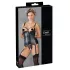 Cottelli Bondage - Glossy Lift-Up Top with Cuffs (Black) - XL