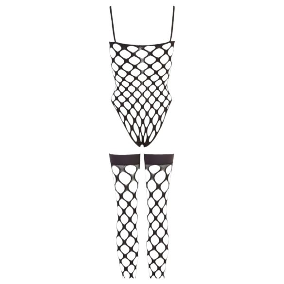 NO:XQSE - Black Fishnet Sexy Set (S-L)