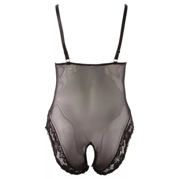 Cottelli Plus Size - Black Lace Bodysuit - XXXL