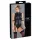 Cottelli Bondage - Shiny Sleeveless Bodysuit with Cuffs (Black) - L