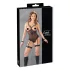 Cottelli Bondage - Black Metal Ring Body & Wrist Cuffs - L
