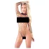 NO:XQSE - long-sleeved black fishnet bodysuit (S-L)