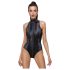 Cottelli Party - Black Snakeskin Pattern Bodysuit