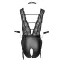 Cottelli Bondage - Lace Halter Bodysuit (Black) - XL