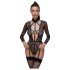 Cottelli - Sheer Strappy Bodysuit (Black)