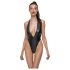 Cottelli Party - Glossy Halterneck Bodysuit (Black)
