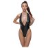 Cottelli Party - Glossy Halterneck Bodysuit (Black)