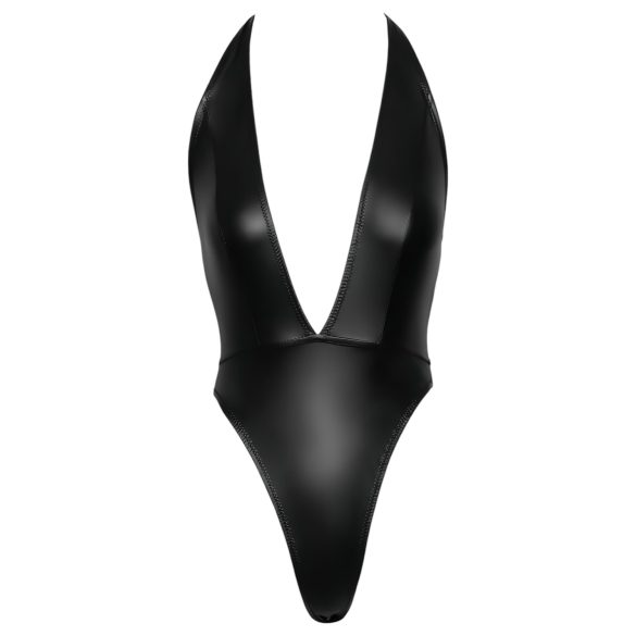Cottelli Party - Glossy Halterneck Bodysuit (Black)