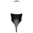 Cottelli Party - Glossy Halterneck Bodysuit (Black)
