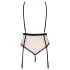Obsessive Lilines - Gartered Bodysuit (Pink) - L/XL