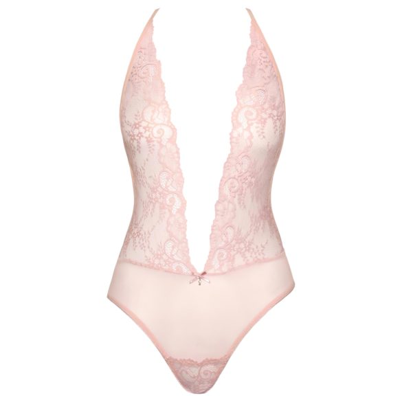 Kissable Lace Bodysuit (Pink) - L/XL