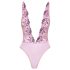 Kissable - Pink Bodysuit with Rose Embroidery