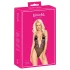 Kissable - pink embroidered bodysuit (black)