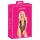 Kissable - pink embroidered bodysuit (black) - L/XL