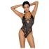 Cottelli Party - Floral Bodysuit (Black) - M