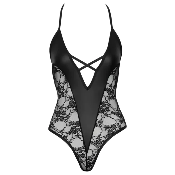 Cottelli Party - Floral Bodysuit (Black) - M