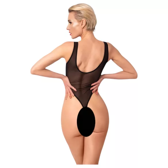 Noir - Sheer Bodysuit (Black)