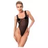 Noir - Sheer Bodysuit (Black) - L