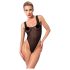 Noir - Sheer Bodysuit (Black) - XL