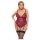 Cottelli Curves - Chain Lace Bodysuit (Red)