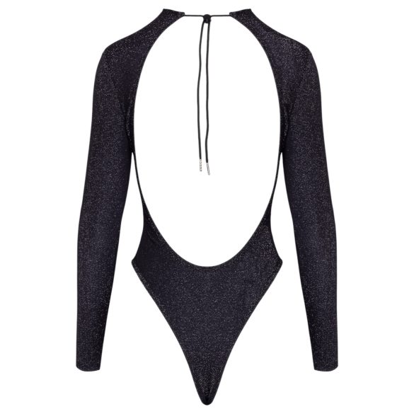 Cottelli - Open-Back Sparkle Bodysuit (Black)