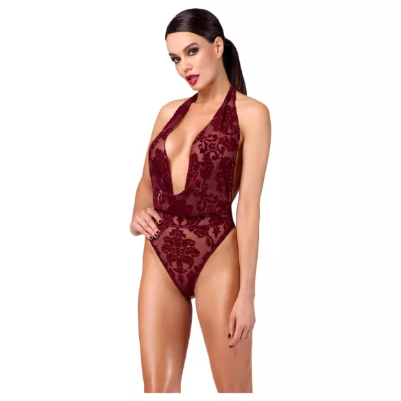 Noir Kink Royal - Sheer Body (Red) - L