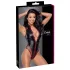 Cottelli - zip-up fishnet bodysuit (black) - M