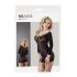 NO:XQSE - Sheer Long-Sleeve Bodysuit in Black (S-L)
