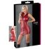 Cottelli Party - Zippered, Sleeveless Shiny Mini Dress (Red)