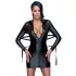 Cottelli Bondage - Shiny Effect Dress with Ties (Black) - M