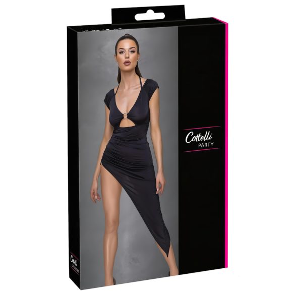 Cottelli Party - Asymmetric Ring Dress (Black) - M