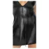 Noir - Black Snakeskin-Print Mini Dress with Top - XL