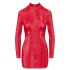 Cottelli - Snakeskin Pattern Mini Dress (Red)