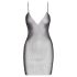 Cottelli Party - Silver Chain Effect Mini Dress