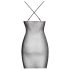 Cottelli Party - Silver Chain Effect Mini Dress