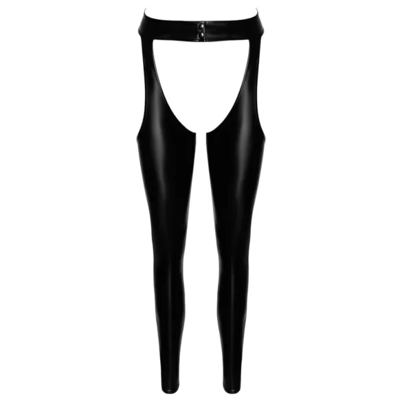 Noir - Glossy Tights - Chaps Style (Black)