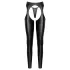 Cottelli - Open Chaps Trousers and Thong Set (Black) - M