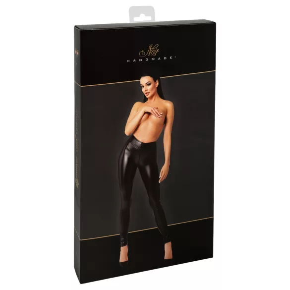 Noir - Shiny Long Pants (Black) - M
