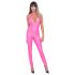 Cottelli Party - Jumpsuit with Deep Back Cutout (Pink) - M